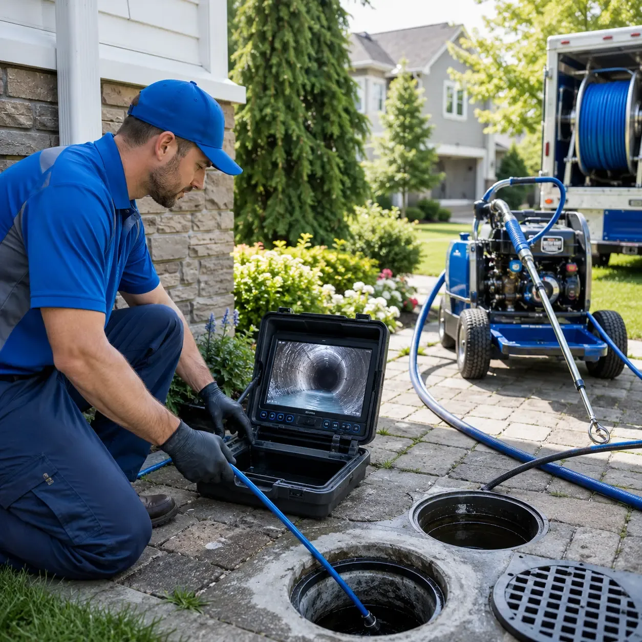 Outdoor drain cleaning professionals serving Mount Hope, WI
